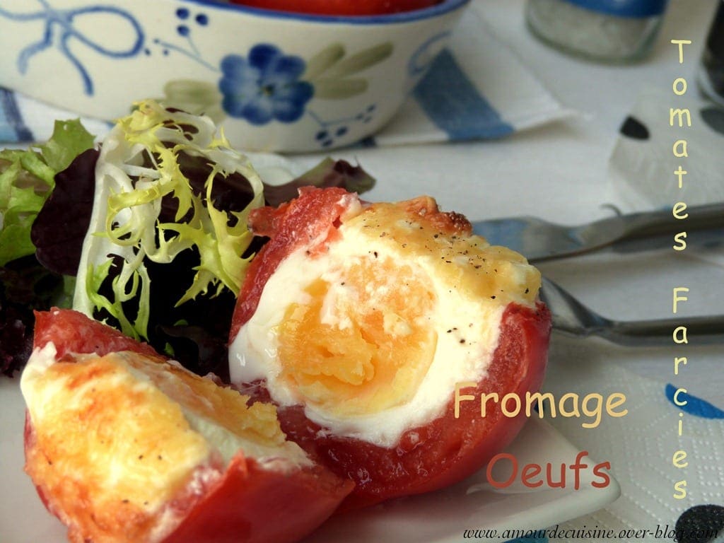 tomates farcies nids de tomates aux oeufs