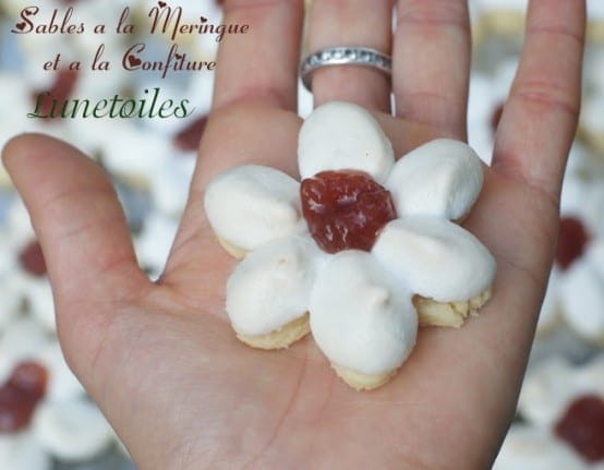 Sablés meringués à la Confiture/ sables a la meringue