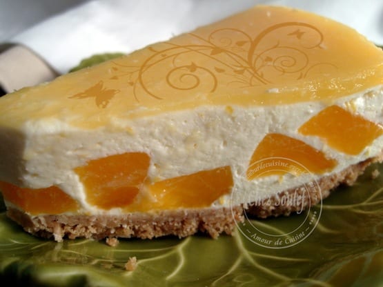 bavaroi mangue/fromage ( cheesecake sans cuisson)