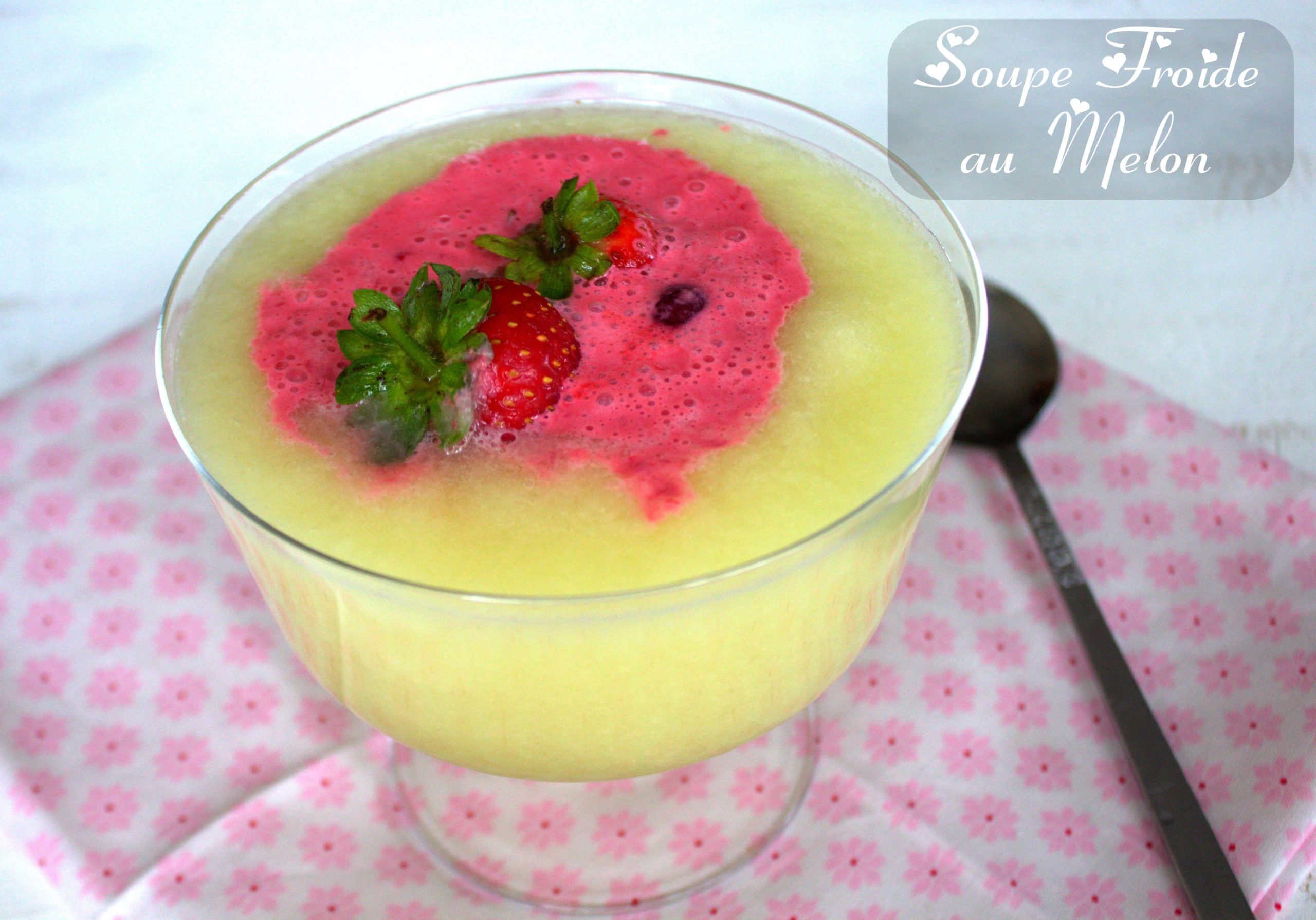 Soupe froide au melon boisson detox