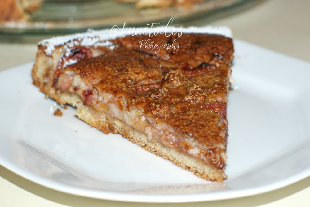 tarte bakewell aux prunes