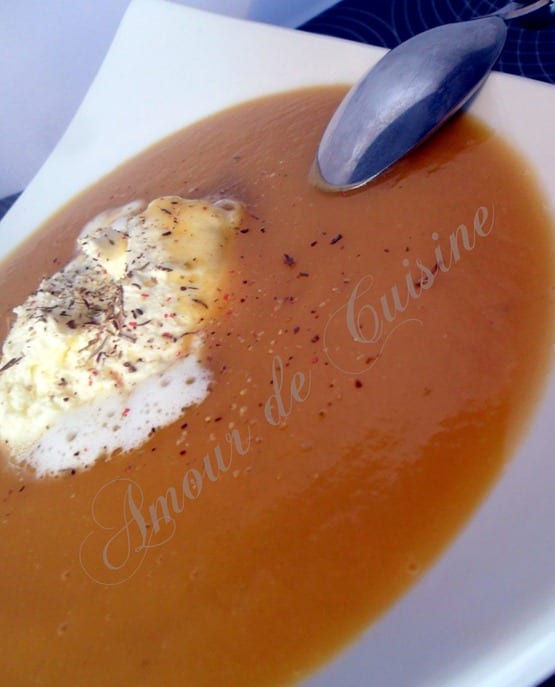 veloute automnal a la patate douce et la courge 007