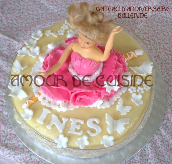 gateau d'anniversaire la Ballerine