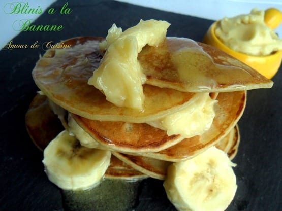 blinis a la banane