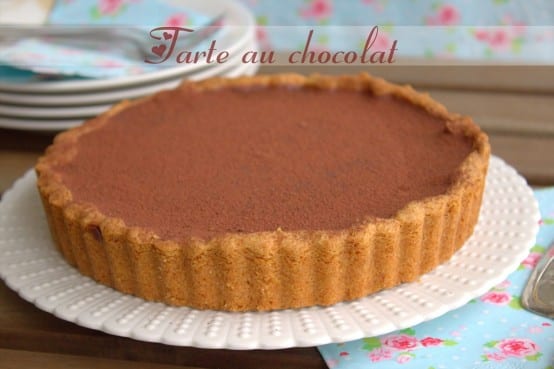 Tarte Au Chocolat تورتة الشكولاطة Amour De Cuisine