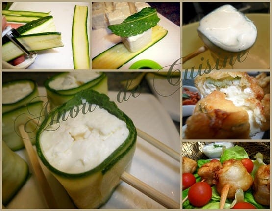 beignet de courgettes, feta et menthe beignet de courgettes, feta et menthe
