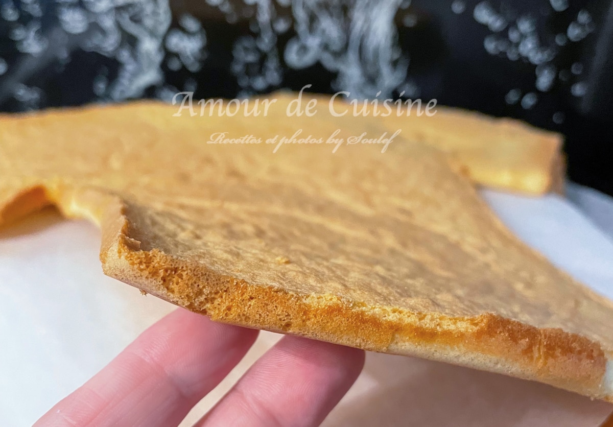 Biscuit fin base pour gateau d’anniversaire