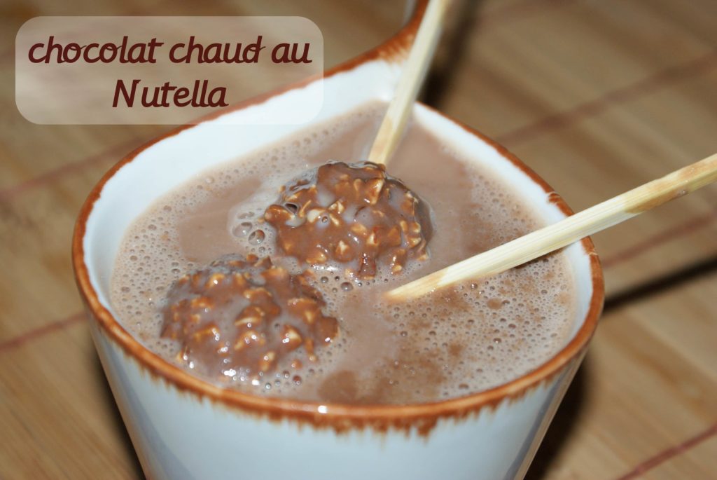 chocolat chaud au Nutella / hot chocolat