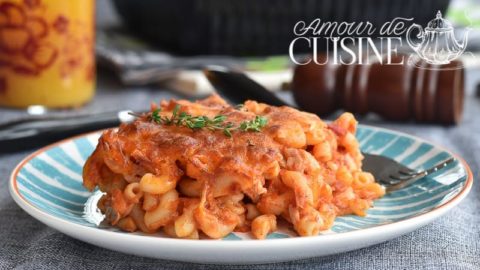 Gratin De Pates Au Thon Extra Facile Amour De Cuisine