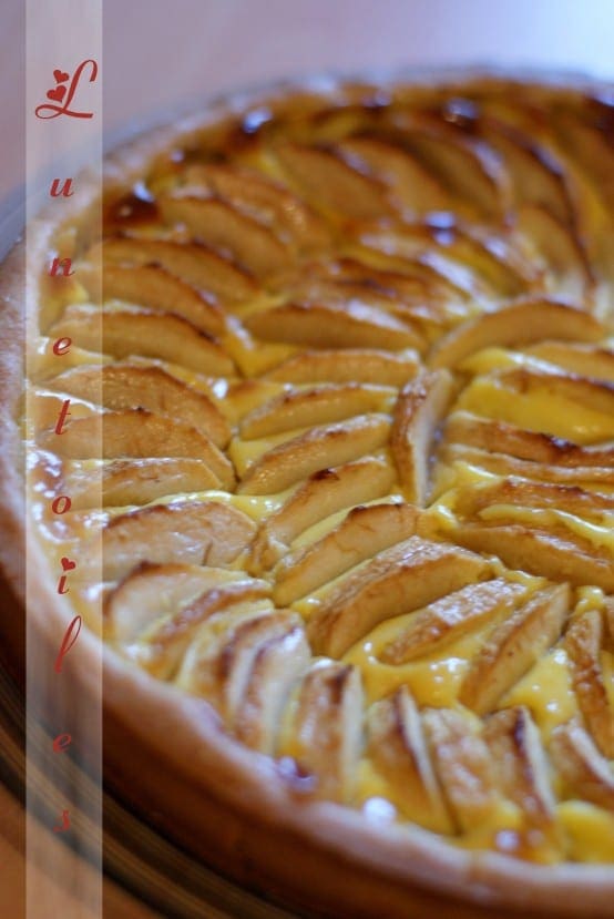 Tarte flan aux pommes