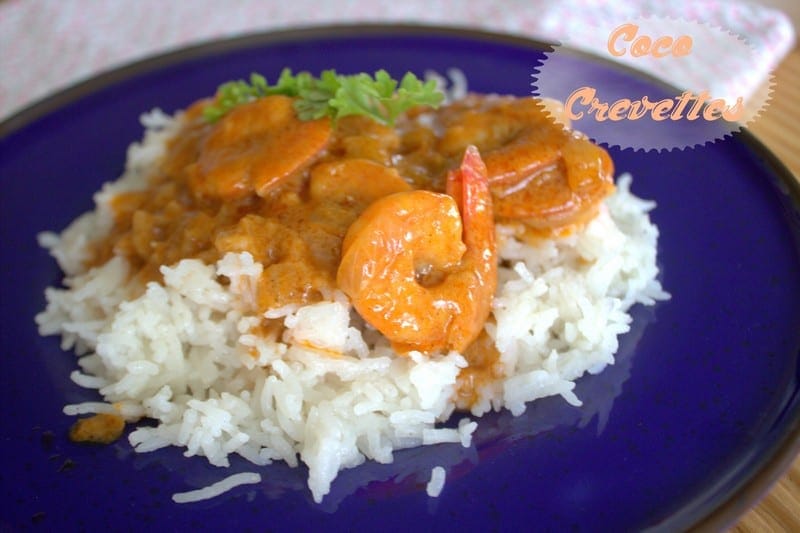 crevettes sautées au lait de coco