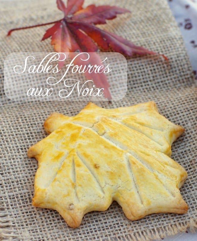 Sablés fourrés aux noix