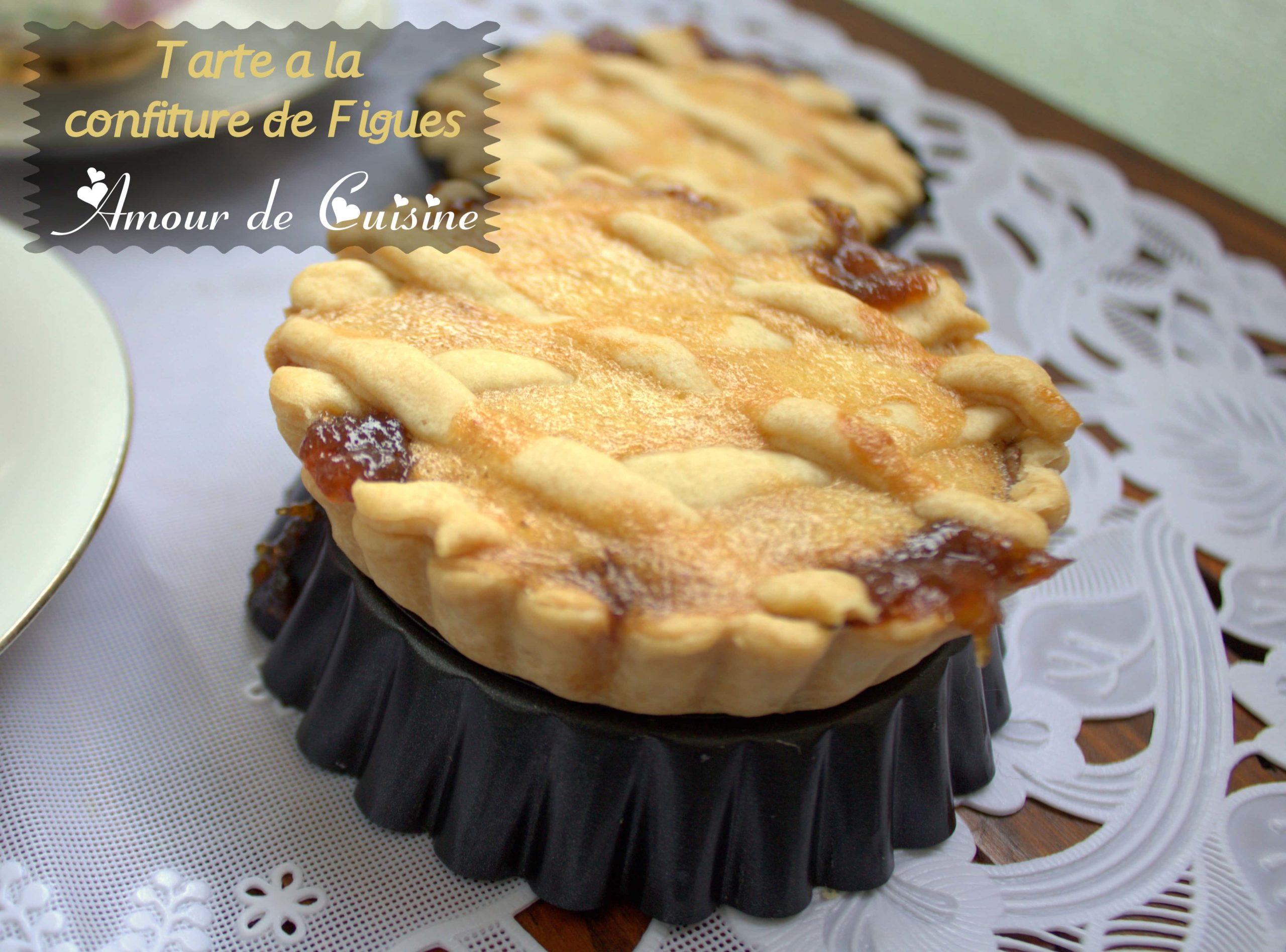 recette des tartelettes à la confiture de figue