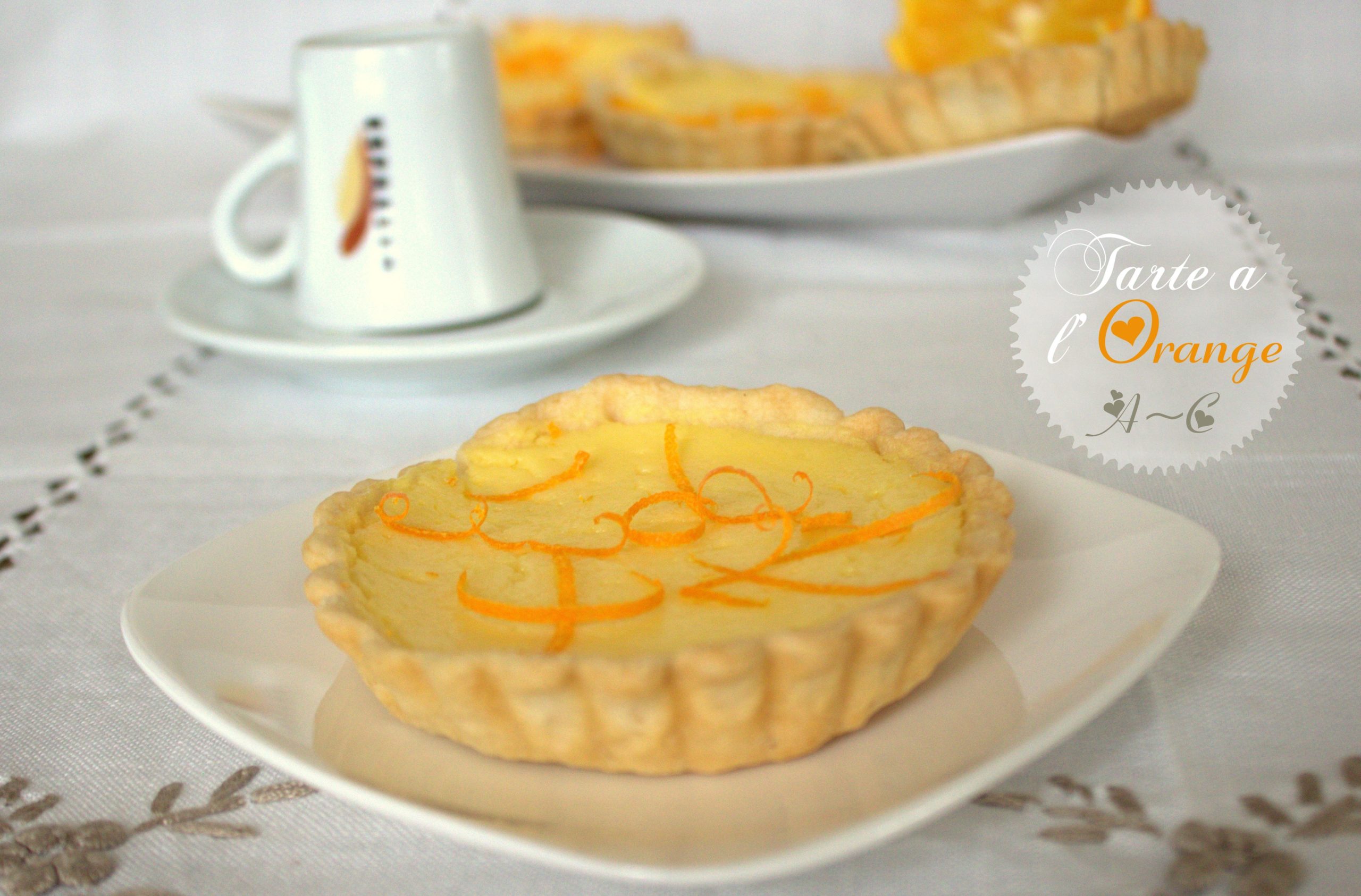 Tarte a l'orange / Version individuelle: tartelette-image