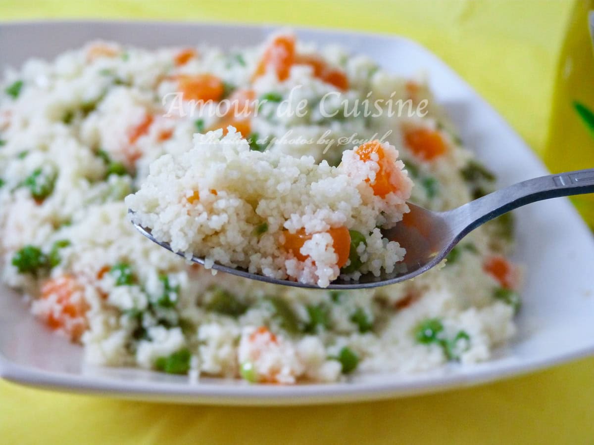 Couscous aux légumes à l'huile d'olive