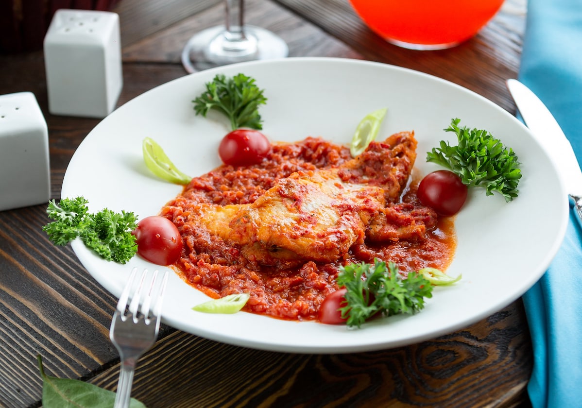 Filet de poisson Thaï aux tomates et aux épices