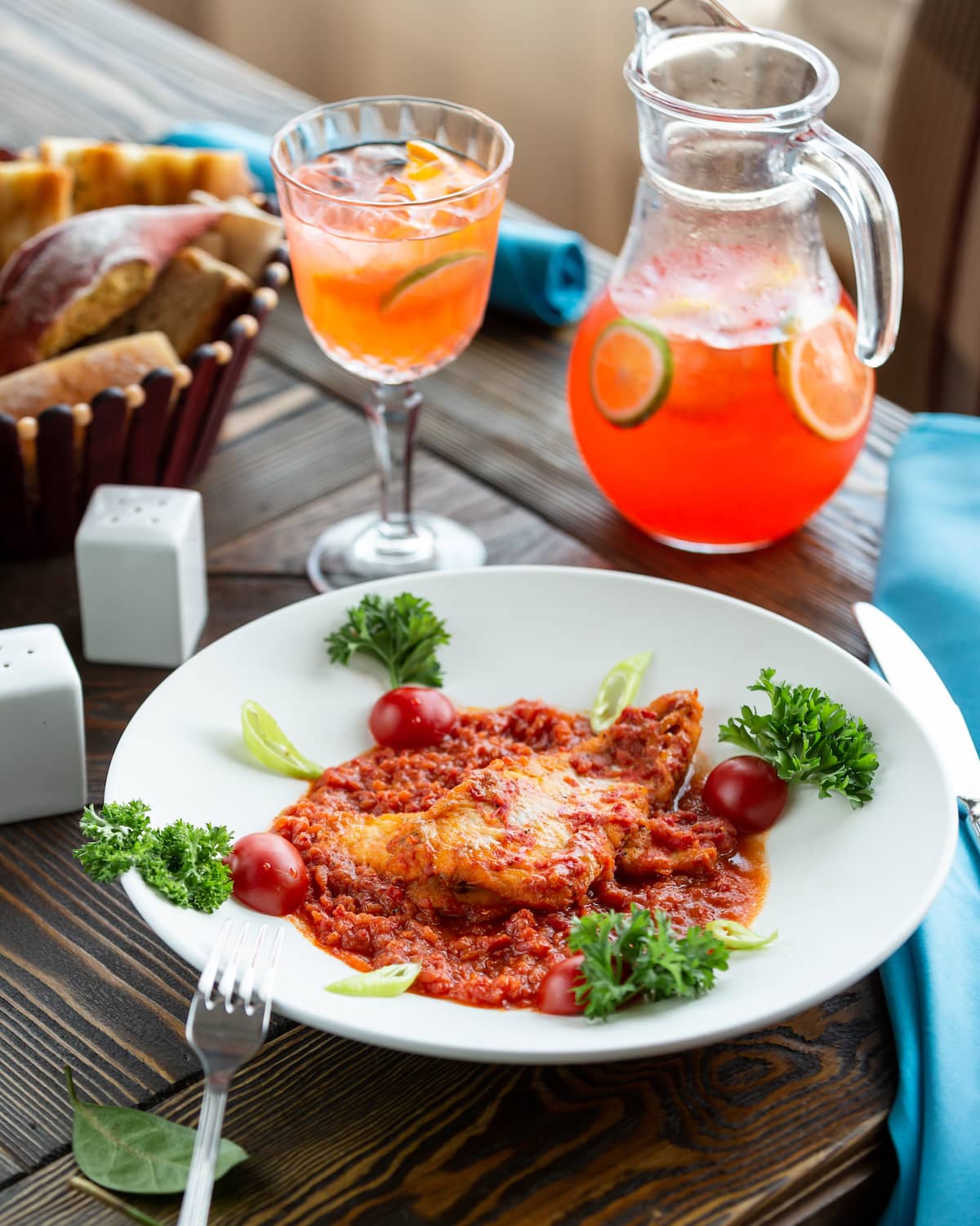 Filet de poisson Thaï aux tomates et aux épices