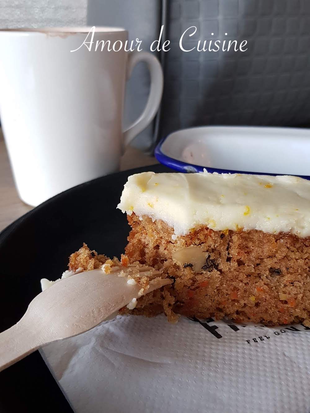 carrot cake facile avec une creme au beurre