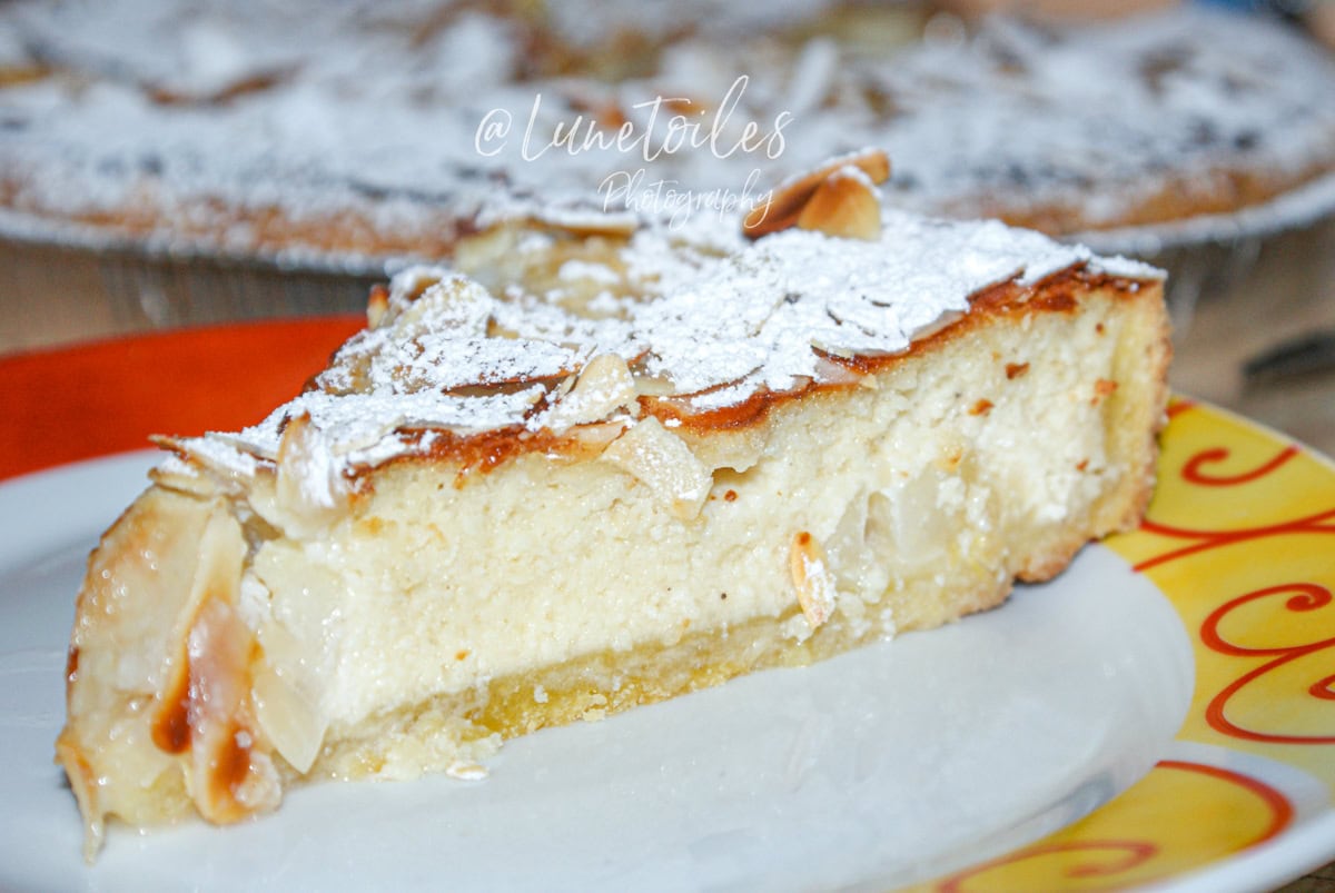 tarte amandine aux poires