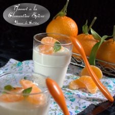 Yaourt aux clémentines épicées