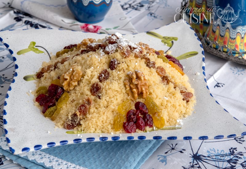 couscous sucré seffa mesfouf 1