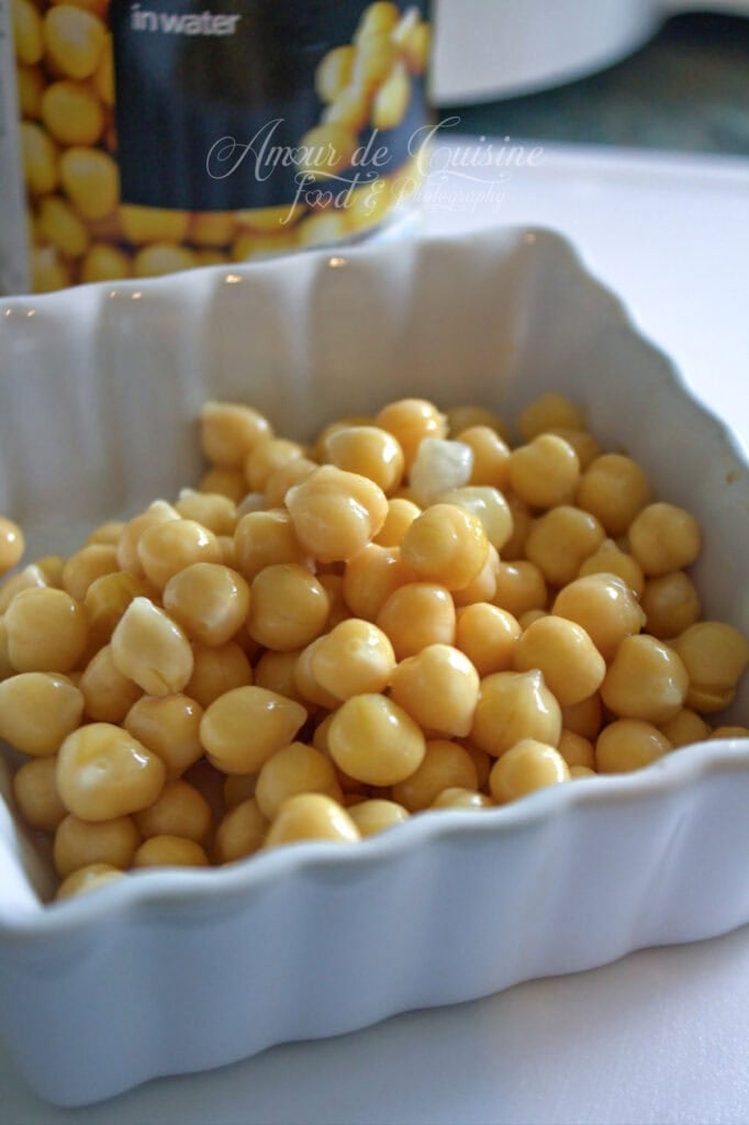 pois chiches trempés