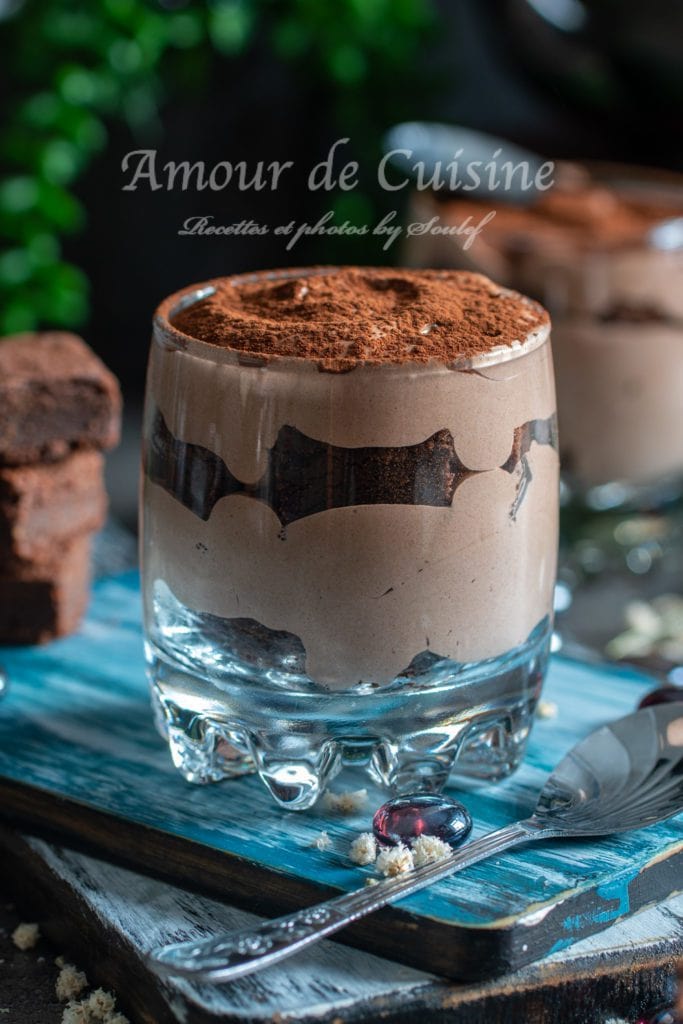 tiramisu au brownie au bon gout du cacao