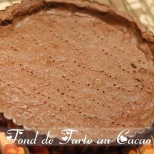 pate sablee au cacao / fond de tarte au cacao
