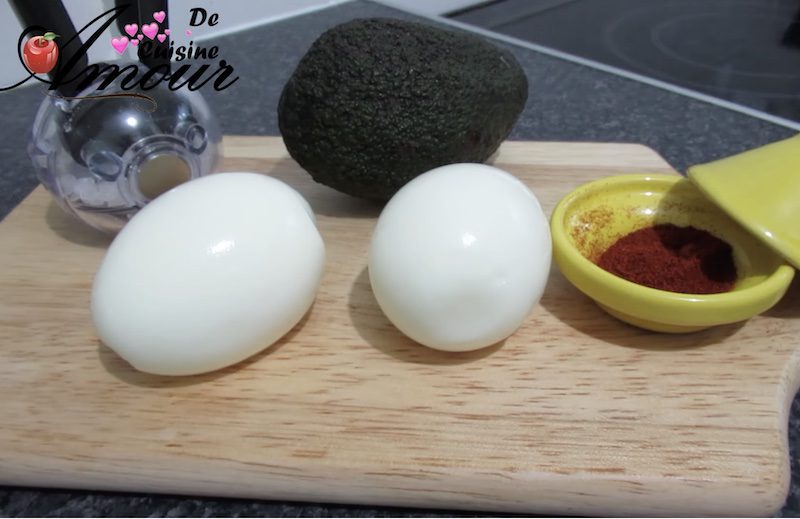 ingredients oeufs mimosa avocat