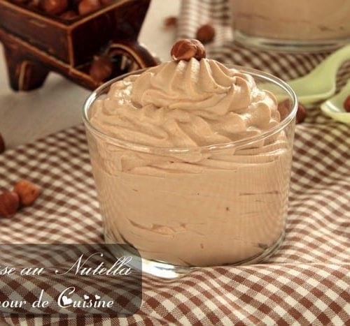 Mousse Au Nutella Sans Oeuf Amour De Cuisine