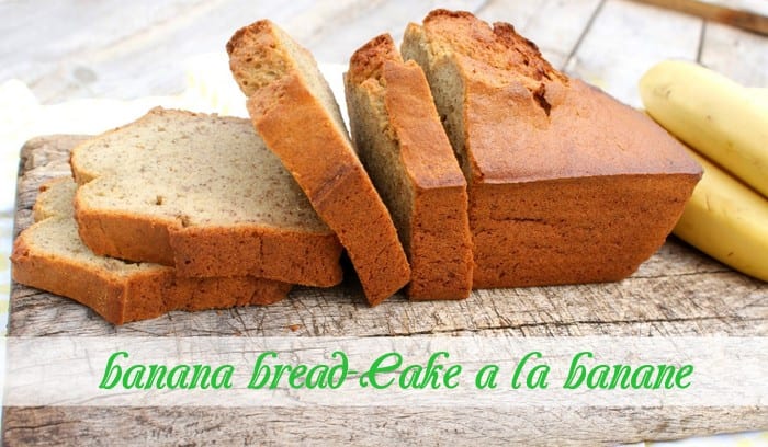 Banana Bread Cake A La Banane Amour De Cuisine