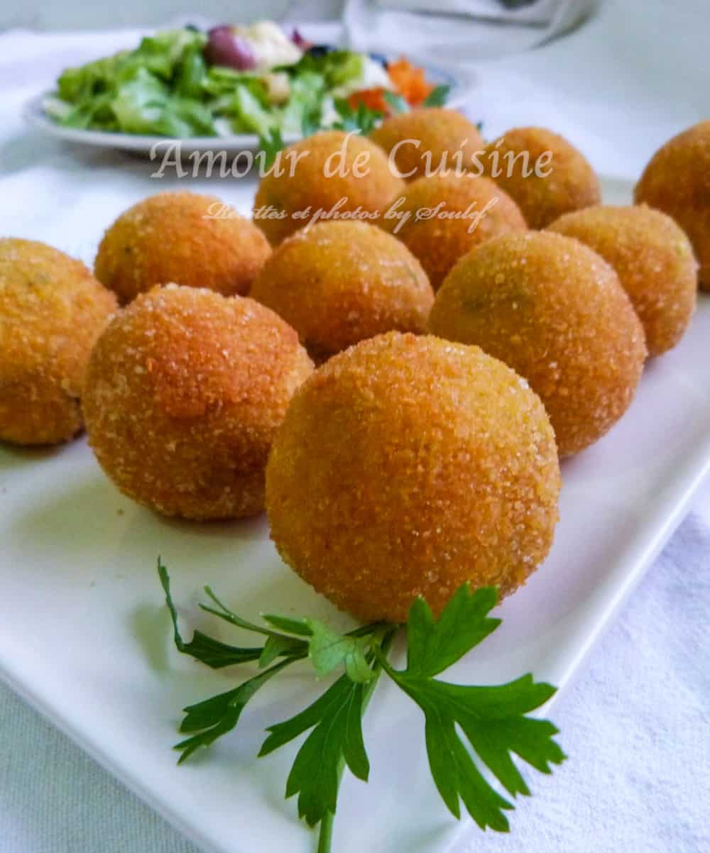 croquettes de pommes de terre farcies au fromage