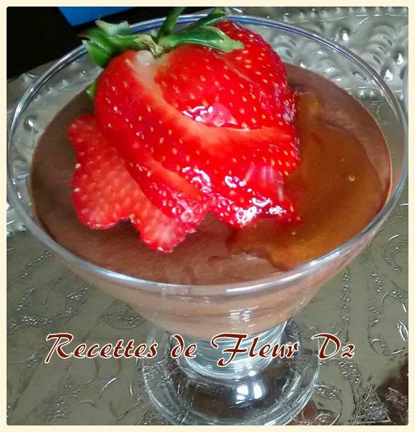 crème chocolat et fraise facile