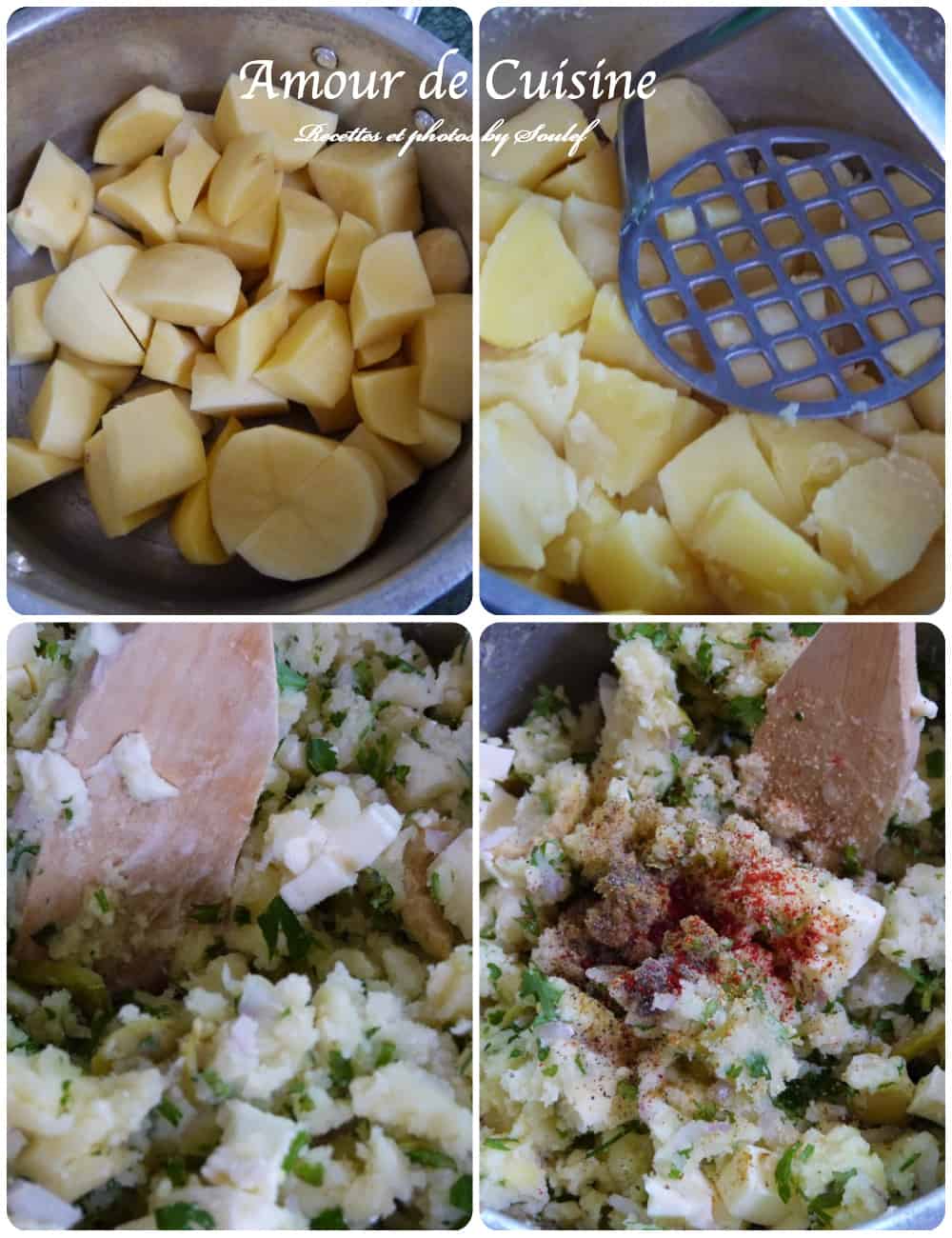 preparation de croquette de pomme de terre