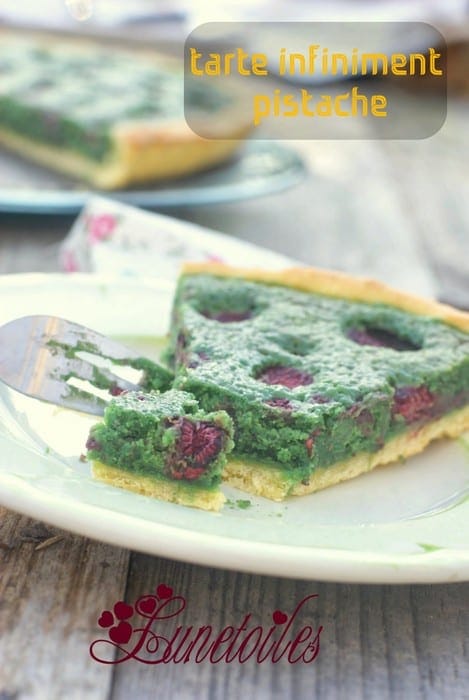 tarte infiniment  pistache