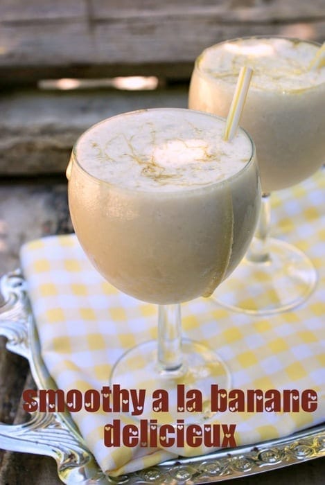 smoothy a la banane delicieux