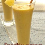 smoothies mangue ananas et amandes 1