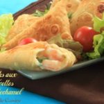 bricks aux crevettes et a la bechamel