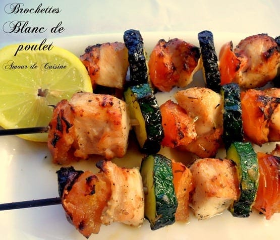 Brochettes De Poulet