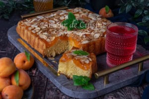 gateau renversé abricot amande