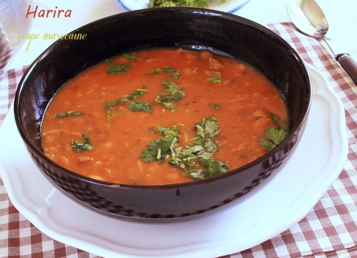 recette harira, soupe marocaine de Ramadan