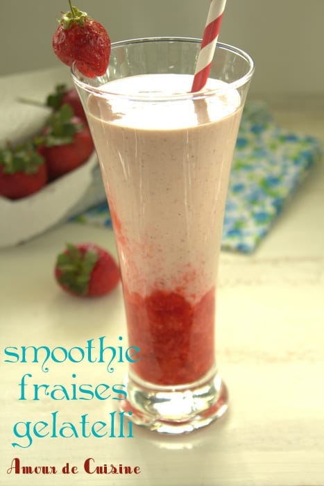 smoothie fraises gelatelli