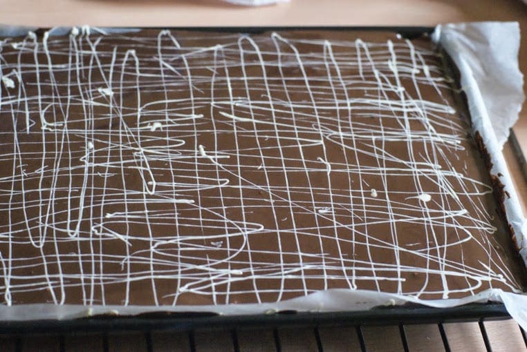 carrés au chocolat et aux noix