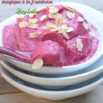 crème glacée magique à la framboise