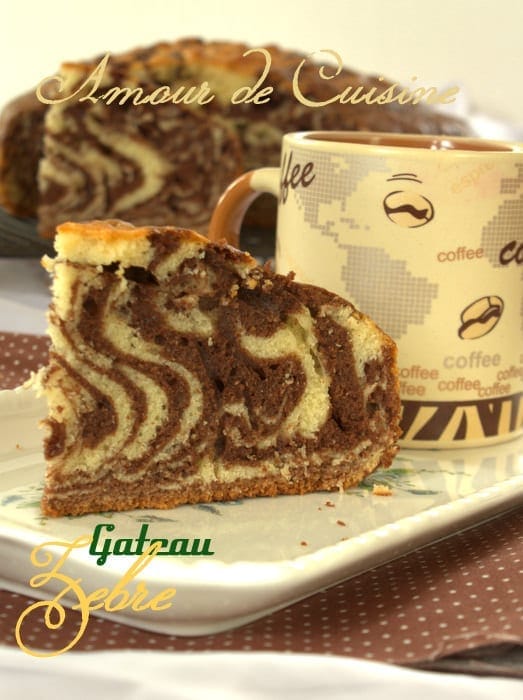 Gateau zebré