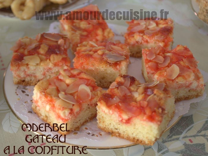 gateau algerien à la confiture, Mderbel