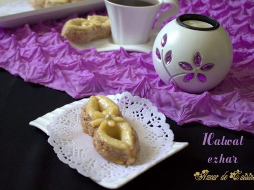 Halwat Ezhar Gateau Algerien De La Fete De L Aid Amour De Cuisine Halwat Ezhar Gateau Algerien De La Fete De L Aid Amour De Cuisine