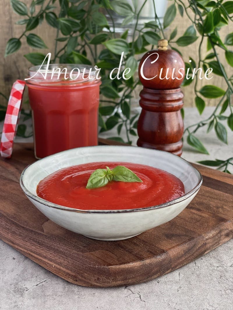 coulis de tomates maison facile - Amour de cuisine