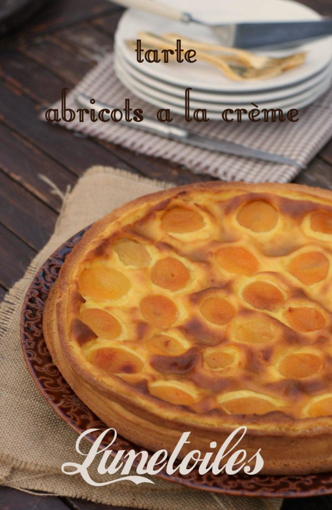 tarte dabricots creme patissiere