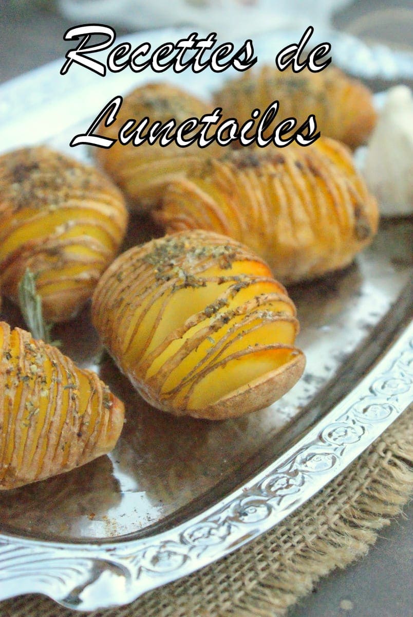 Recette hasselback potatoes, pommes de terre rôtie au four à la suédoise 